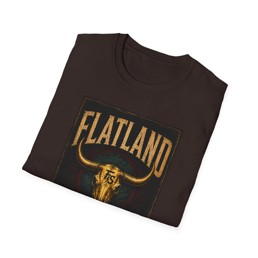 Flatland Sugar T-Shirt — Vintage Bull Skull Western Tee
